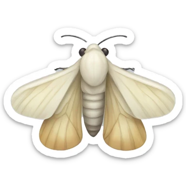 glass milk moth sticker