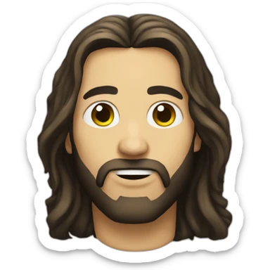 punk jesus christ sticker