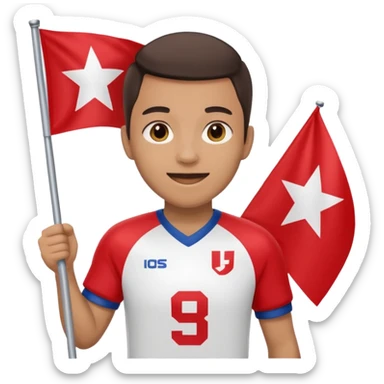 Create a emoji for a widad athletic club fan sticker