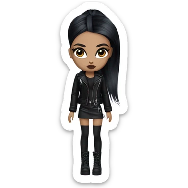 Goth bratz doll sticker