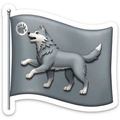 Stark flag sticker