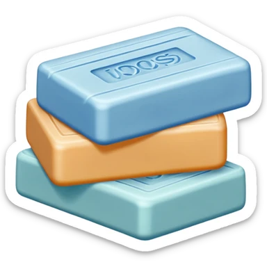 Stacked Soap Bar sticker