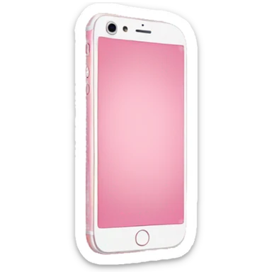 Pink iPhone sticker