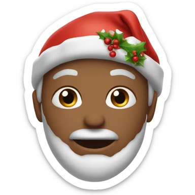 Christmas heart ￼ sticker