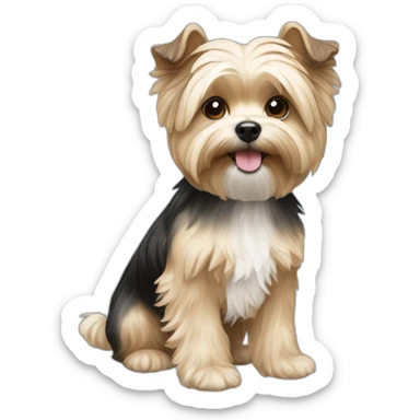 Morkie sticker