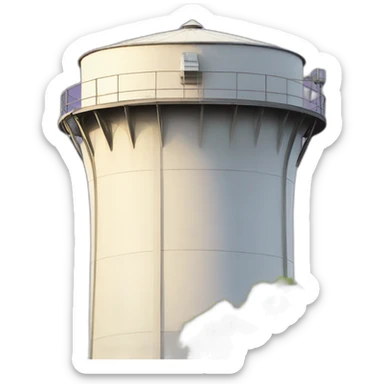 Underscores fishmonger water tower sticker