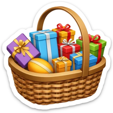 Return gift hamper sticker