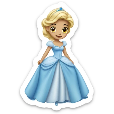 princess cinderella sticker