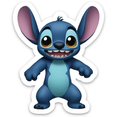 Stitch sticker