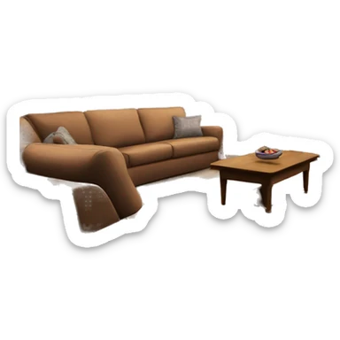 Family home theatre basement  sticker
