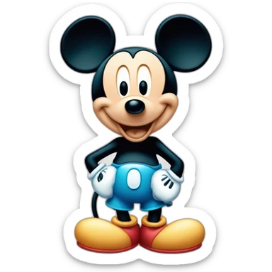 Mickey mouse from Disneyland Paris 30th anniversary  sticker