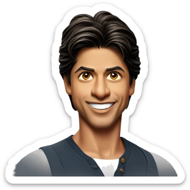 Shah Rukh khan wishing Happy Birthday Ria sticker