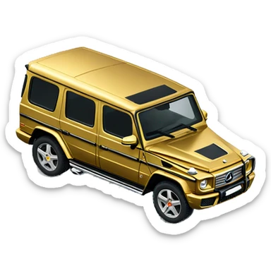 G-wagon gold sticker