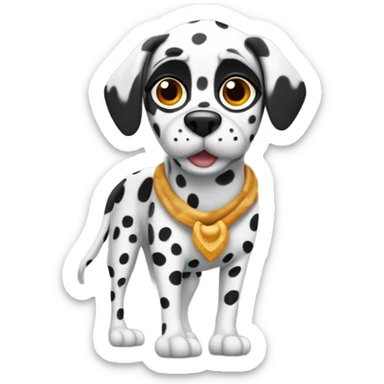 Pongo cosplay Strigiformes sticker