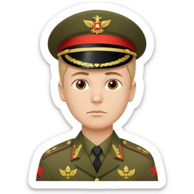 Russian soldier sticker