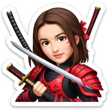 Daring Samurai sticker