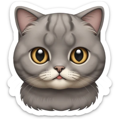scottish fold katze @Emoji sticker