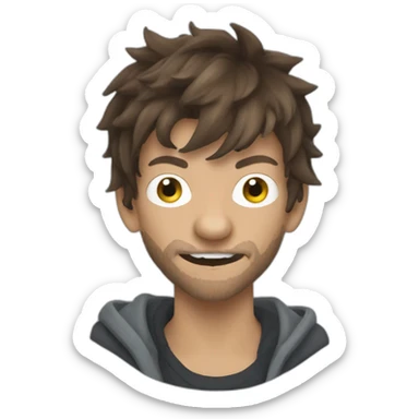 Louis Tomlinson werewolf sticker