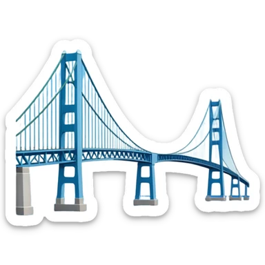 Mackinac Bridge sticker
