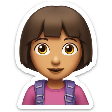Dora and boots sticker