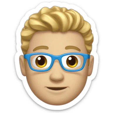 Olympique de Marseille fan white man sticker