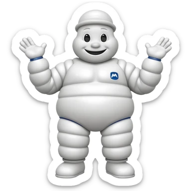 michelin mascot sticker
