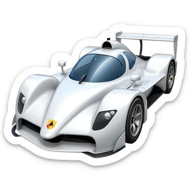 Car f1 branco sticker