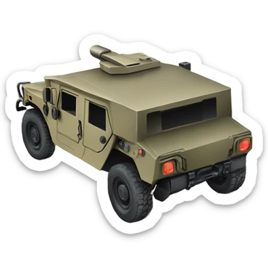 Army Humvee  sticker