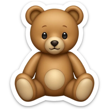 Teddy bear sticker