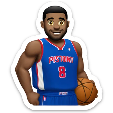 Detroit pistons  sticker