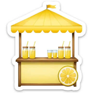 basic lemonade stall sticker