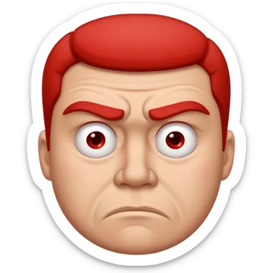 Irritated  sticker
