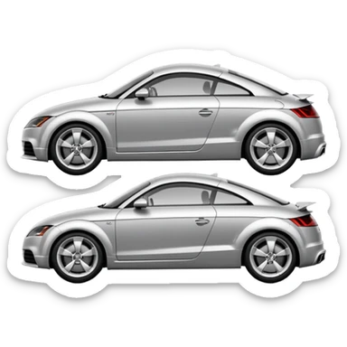 Audi TT Mk1 car side view sticker