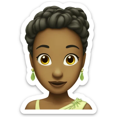 tiana princess sticker