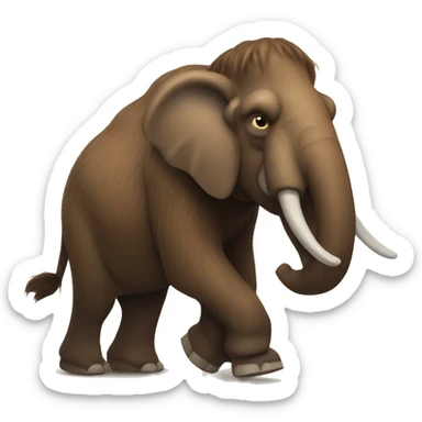 Mammoth hunt sticker