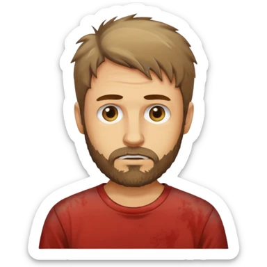 hungry man

 sticker