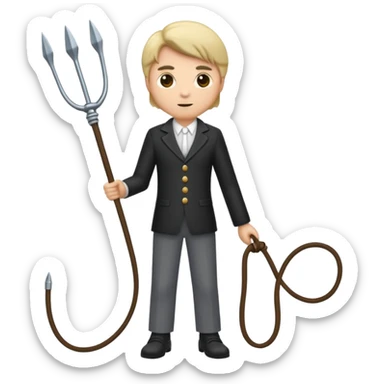 men with whips sticker