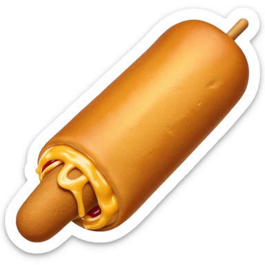 Total black corndog sticker