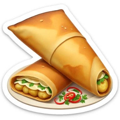 masala dosa in soiuth indoian styke sticker
