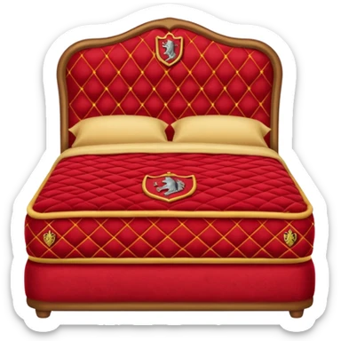gryffindor red and gold bed sticker