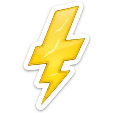 Lightning Icon ⚡ sticker