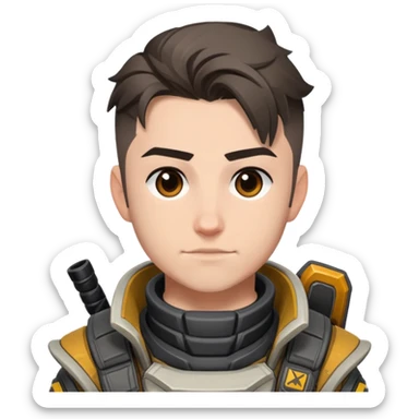 image Kyril 9impulse Kostsiu, professional apex legends player from Aurora Gaming sticker