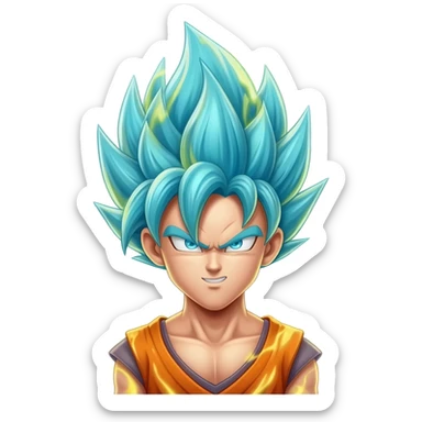 Goku ulta instinct sticker