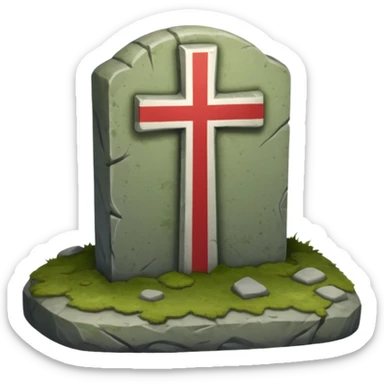 traditional Norway gravestone sticker