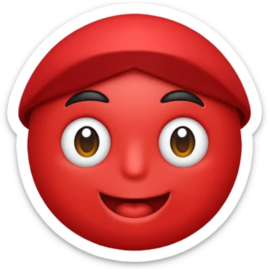 Guaxinim vermelho  sticker