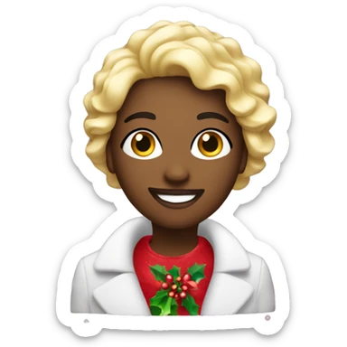 Cosmopolitan with Christmas cheer on it sticker