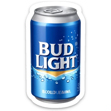Bud Light sticker