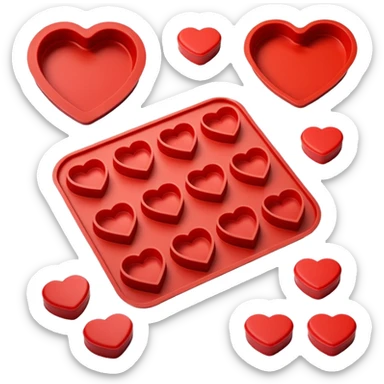 Silicone cake mold sticker