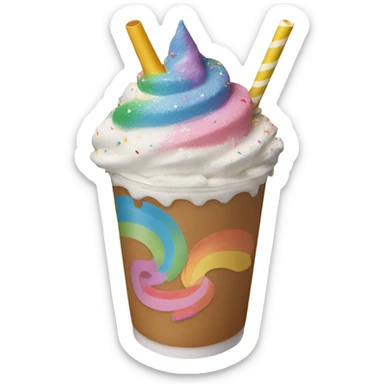 Unicorn frappe  sticker