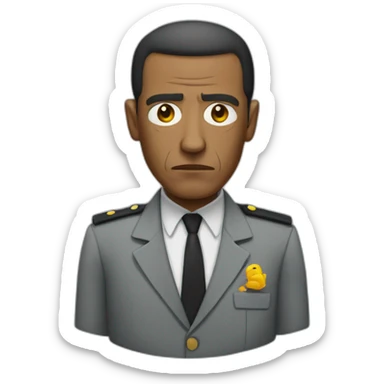 Gustavo Fring red and angry sticker